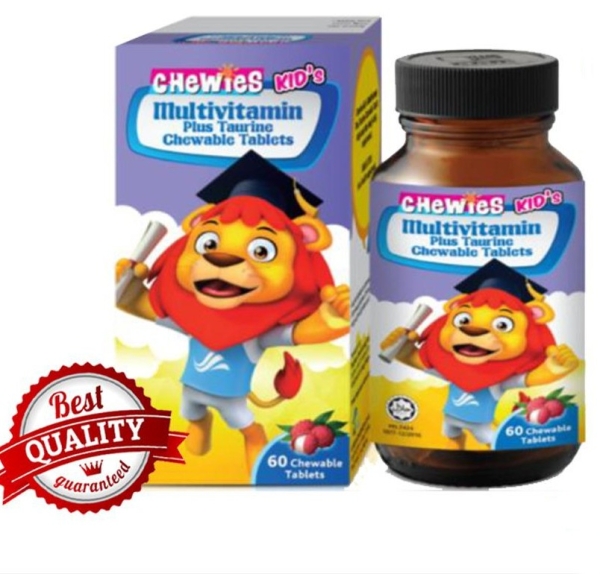 CHEWIES KIDS MV PLUS TAURINE TAB 60'S*96 FLU, FEVER & HEATINESS Puchong, Selangor, Kuala Lumpur (KL), Malaysia Wholesaler, Supplier, Supplies, Supply | NANG HIN MEDICAL SDN BHD