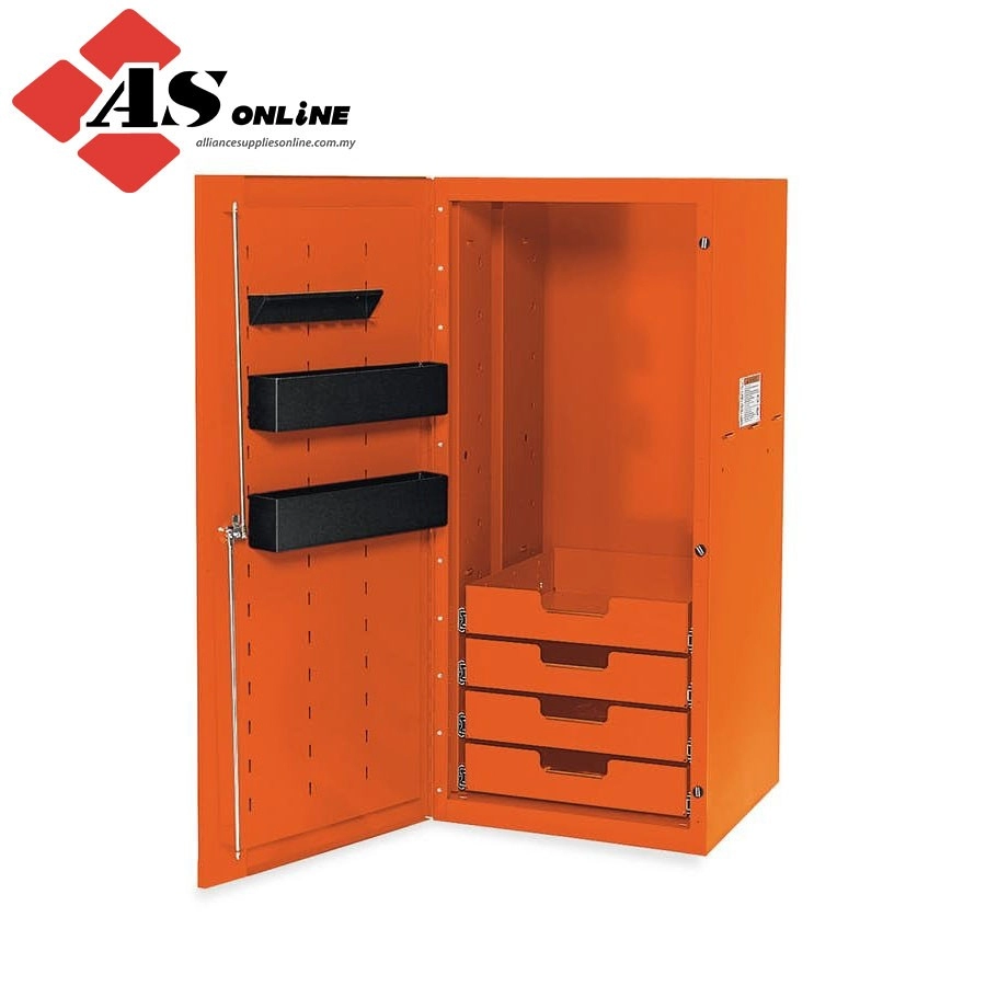 SNAP-ON 24" Four-Drawer Masters Series Locker (Electric Orange) / Model: KRL712BPJK