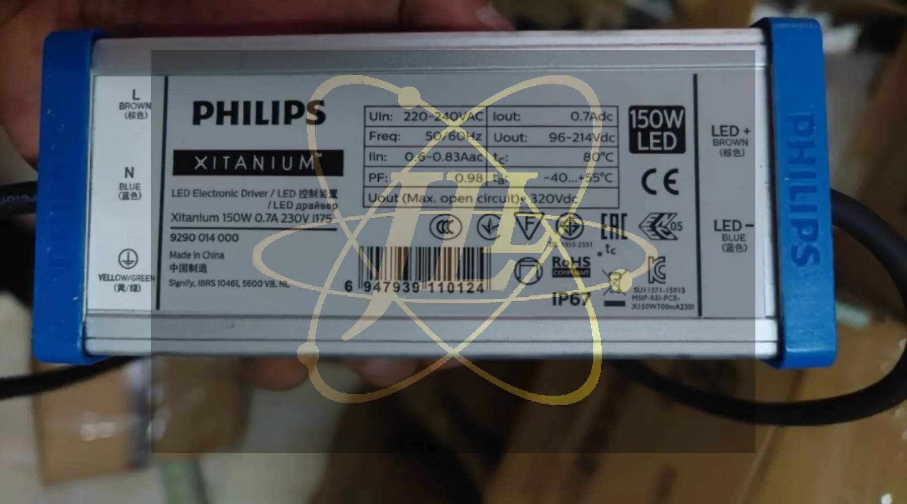 PHILIPS XITANIUM 150W 0.7A 230V I175C LED ELECTRONIC BALLAST DRIVER ...