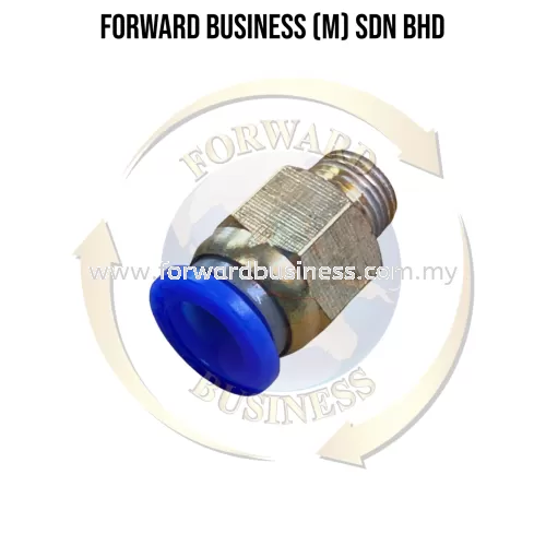 Pneumatic Joint SPC "STRAIGHT" External Thread 4mm/6mm/8mm/10mm/12mm Plastic/Metal