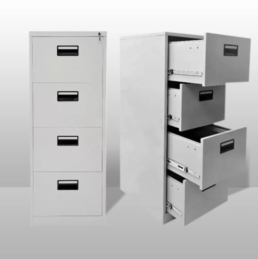 Locker Metal 4 Drawer Filling  470(W) x 600(D) x 1320(H) mm besi Asrama Sekolah Kilang Cabinet Askar GOverment Approve - Penang Metal Locker Supplier