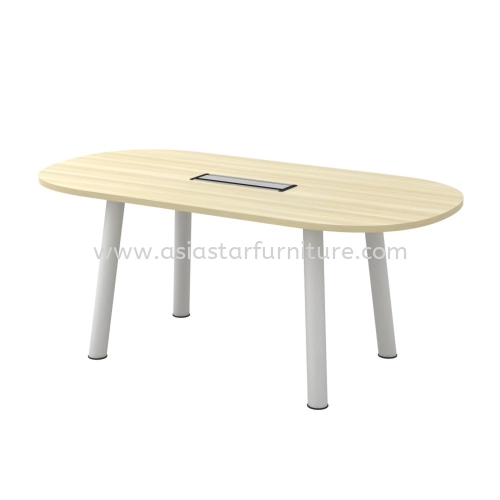 BERLIN 6 FEET | 8 FEET OVAL SHAPE CONFERENCE MEETING OFFICE TABLE