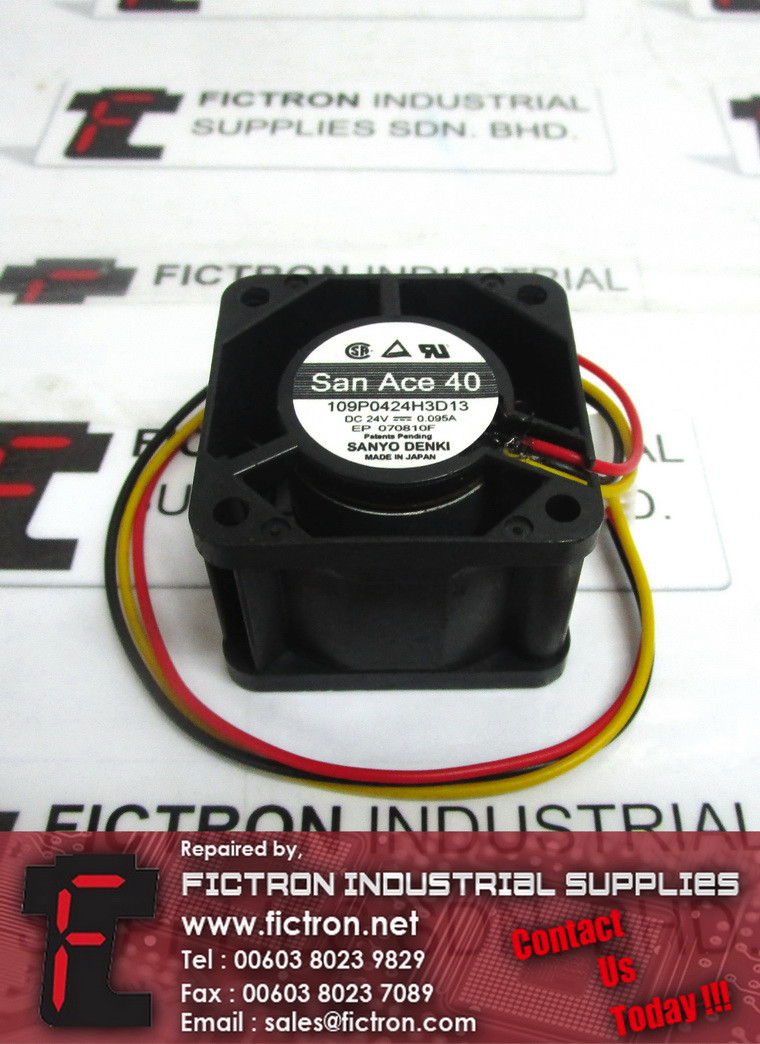 109P0424H3D13 SANYO DENKI Cooling Fan Supply Malaysia Singapore Indonesia USA Thailand