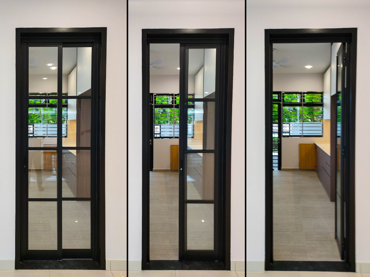 Kitchen Door Design for Kitchen Area - Interior Design - SD Renovation - Eco Spring, Jalan EkoFlora, Taman EkoFlora, Johor Bahru JB