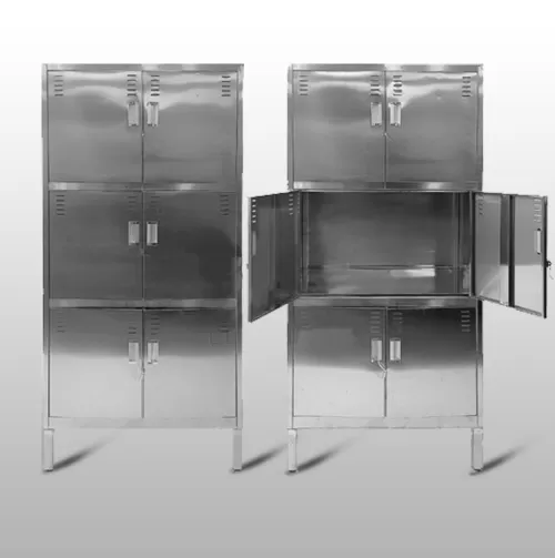 3 TIER STAINLESS STEEL CABINET 620(D) x 800(W) x 1600(H)