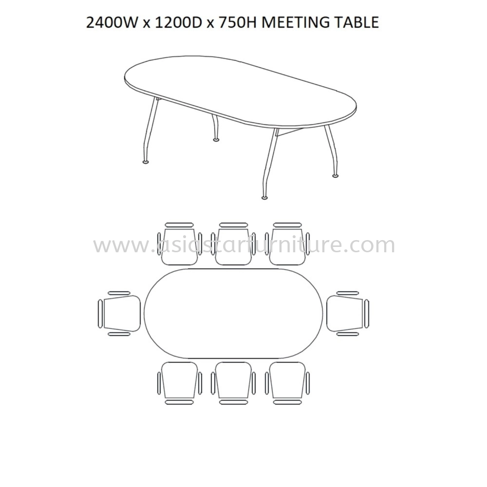 MADISON CONFERENCE MEETING TABLE 