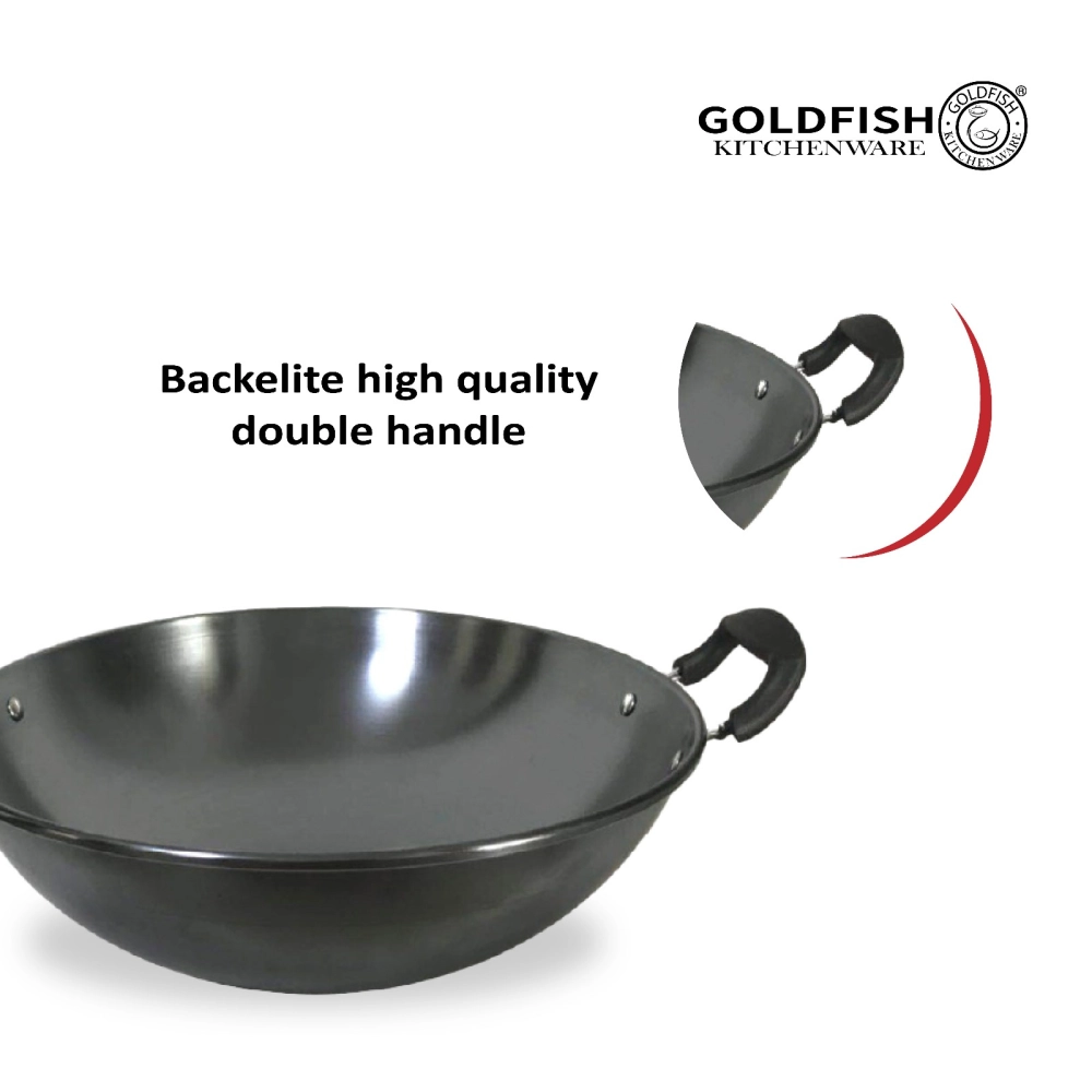 Traditional Wok With Double Handle 36WC / 38WC 