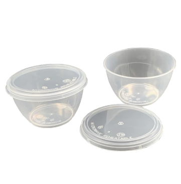 Tage TW2 Round Container With Lid (50stes x 10pkts)