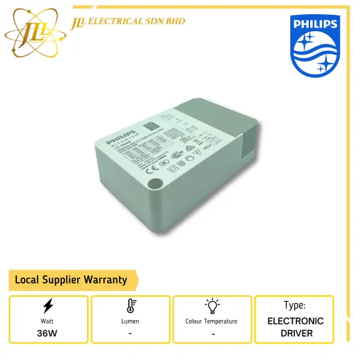 PHILIPS XITANIUM 36W 0.7-0.85A 42V I 230V LED ELECTRONIC BALLAST/DRIVER 9290028090