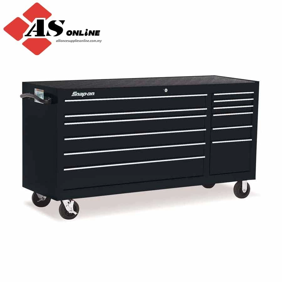 SNAP-ON 73" 12-Drawer Double-Bank Classic Series 96 Roll Cab (Gloss Black) / Model: KRA2432PC