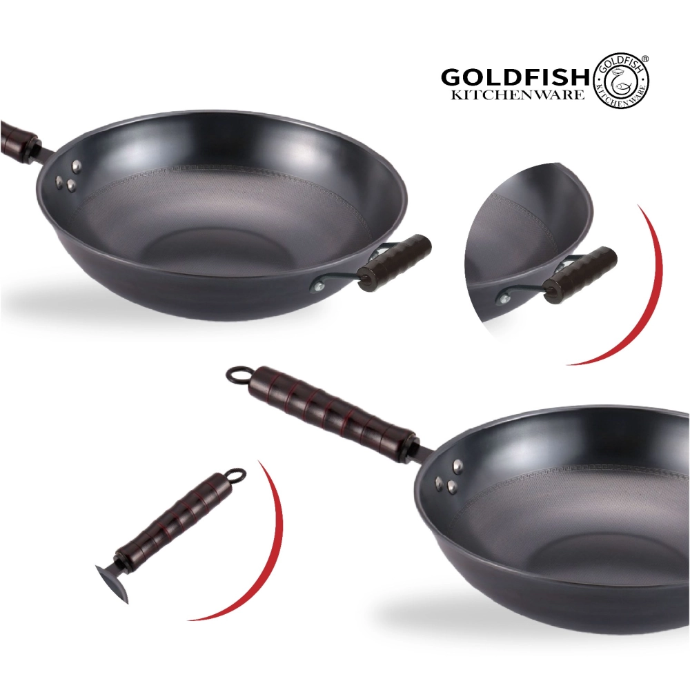 Traditional Wok With Handle P341WH / P321WH