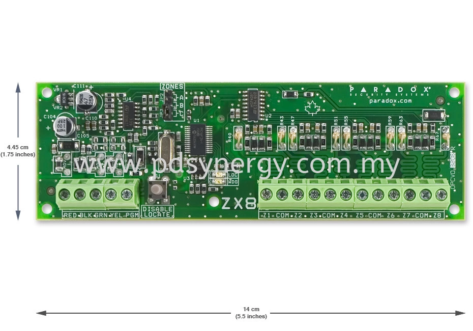 Paradoc 8 Zone Expansion Moduloe ZX8