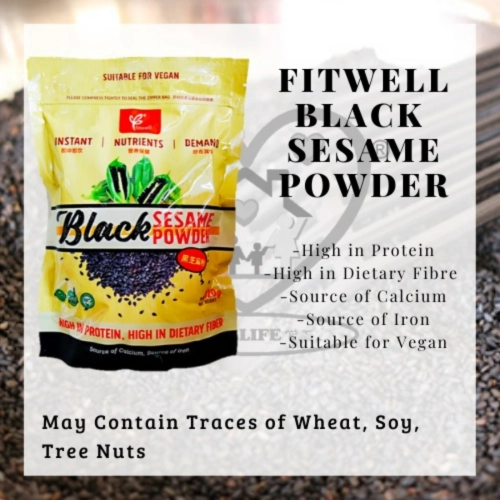 (Fitwell) Black Sesame Powder 420g 黑芝麻粉