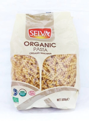 SELVA ORGANIC FUSILLI PASTA 500G