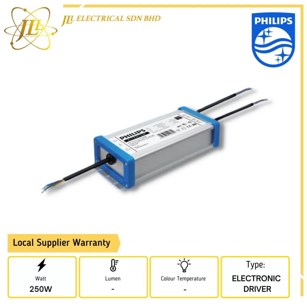PHILIPS XITANIUM DIMMABLE LED DRIVER/BALLAST 250W 0.70A 1-10V 230V I220  9290014047 PHILIPS LIGHTING PHILIPS LUMINAIRES Kuala Lumpur (KL), Selangor,  Malaysia Supplier, Supply, Supplies, Distributor | JLL Electrical Sdn Bhd
