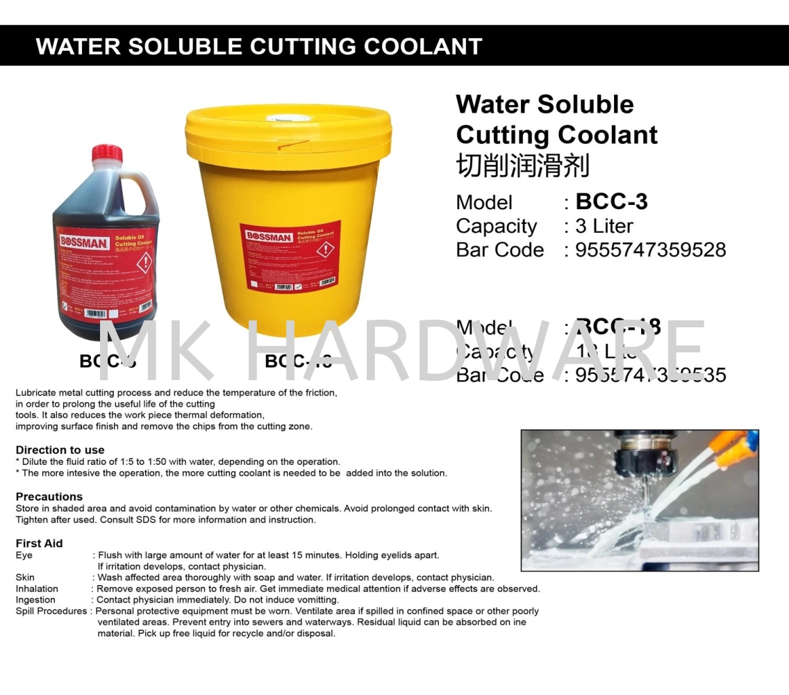 WATER SOLUBLE CUTTING COOLANT