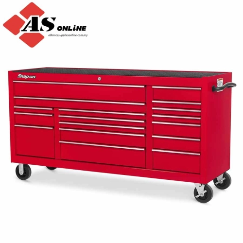 SNAP-ON 73" 17-Drawer Triple-Bank Classic Series Roll Cab (Red) / Model: KRA2423PBO