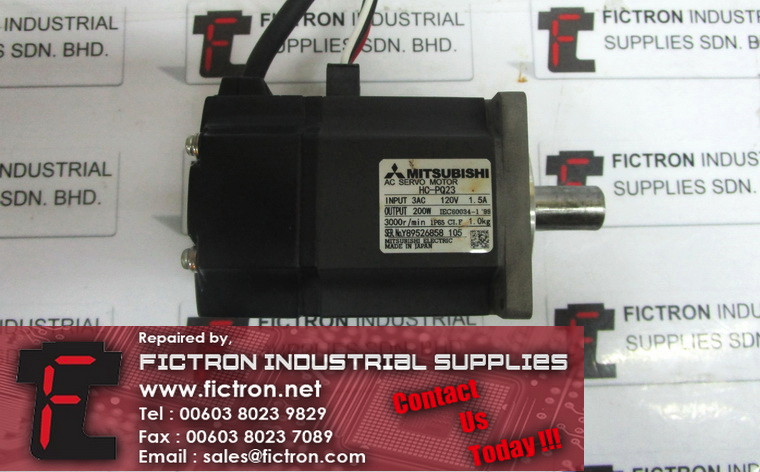 HC-PQ23 HCPQ23 MITSUBISHI AC Servo Motor Supply Repair Malaysia Singapore Indonesia USA Thailand