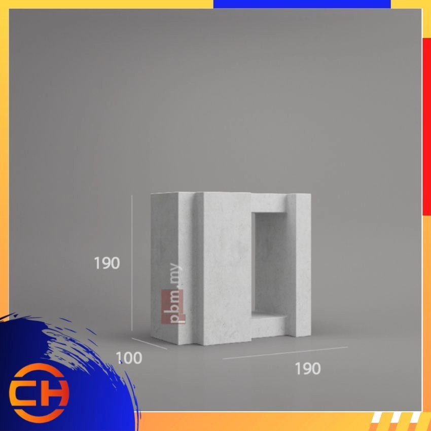 Ventilation Block - 100x190x190MM HM100.198