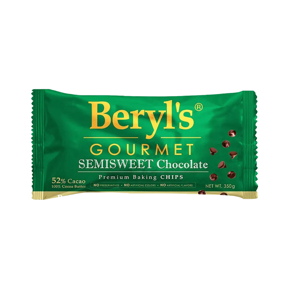 Beryl's Semisweet Chocolate Chips 52% -350g