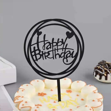 Happy Birthday Cake Topper 1041