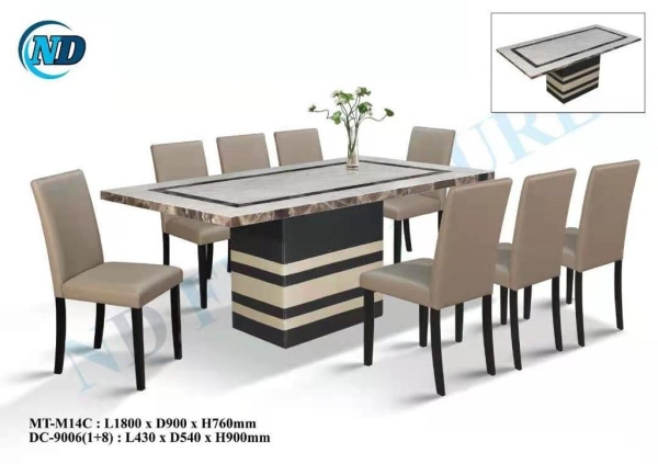 ND-MT-M14C:L1800 x D900 x H760mm Dining Table Kedah, Malaysia, Sungai Petani Supplier, Suppliers, Supply, Supplies | MM 99 FURNITURE