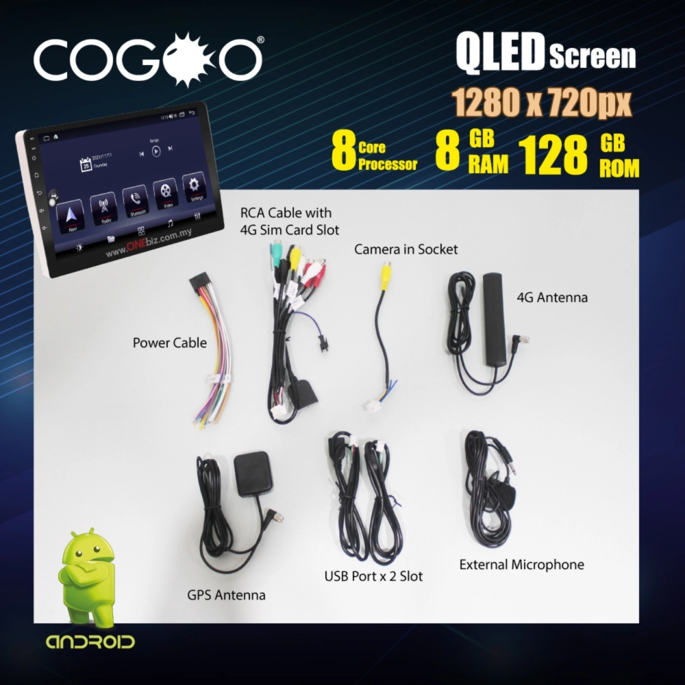 Cogoo CG8 8GB RAM + 128GB ROM - CG-009P8-DSP128 / CG-010P8-DSP128