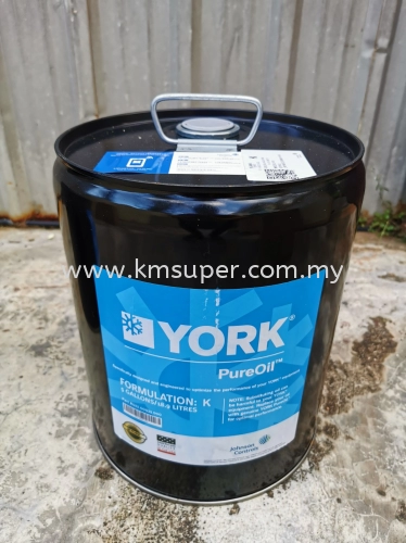 011-00533-000 - YORK COMPRESSOR OIL "K" ; 5 GALLON (18.9 LITERS)