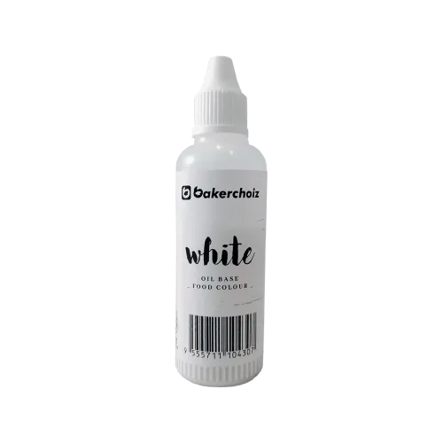 Oil Base Food Colour - White 40g