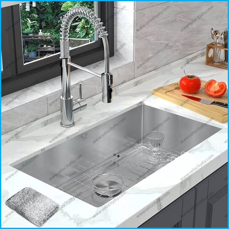 （白钢洗碗盆）Undermount Kitchen Sink Single Bowl Stainless Steel Sink SUS304