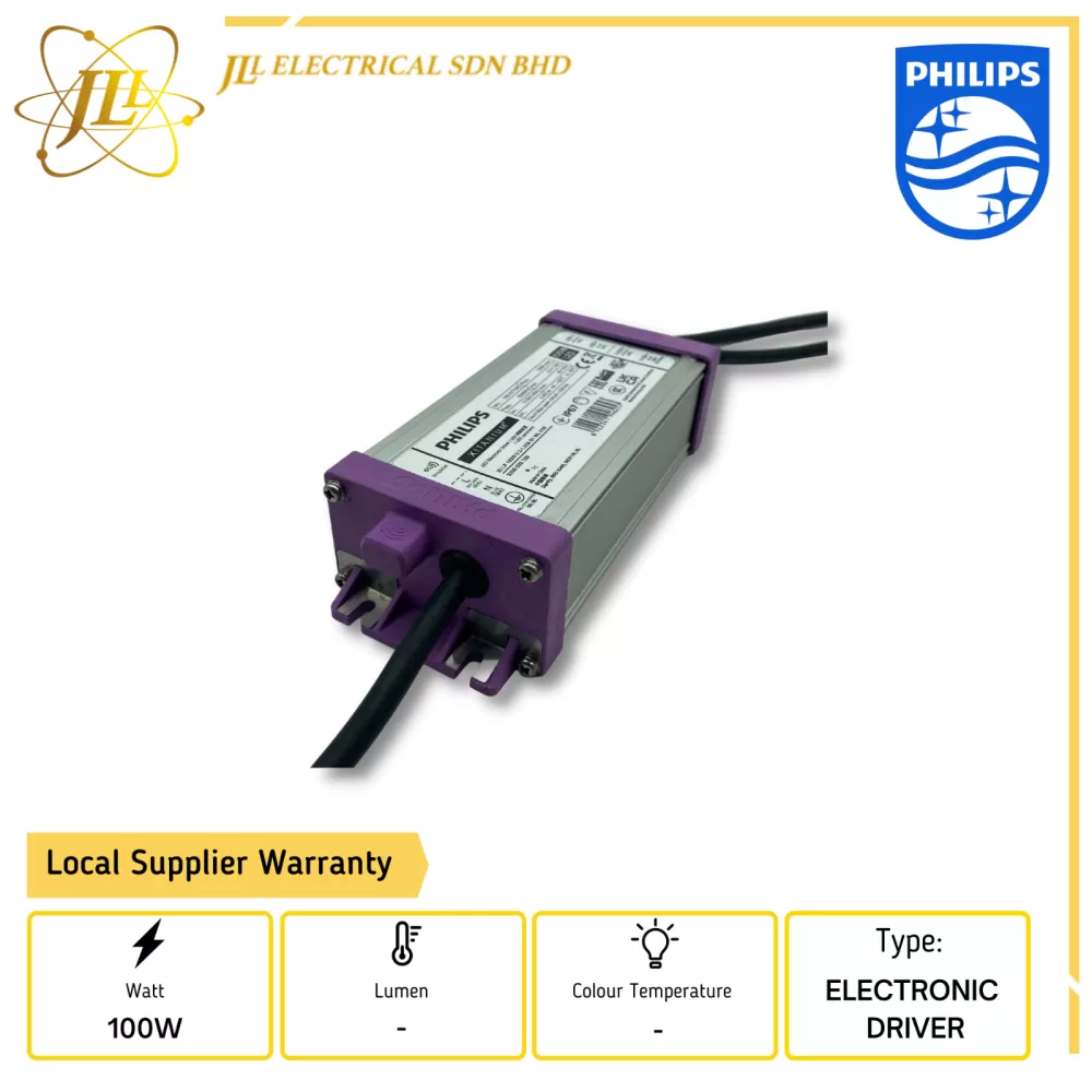 PHILIPS XITANIUM XILP LED ELECTRONIC DRIVER/BALLAST DIMMABLE 100W 1-10V 0.3-1.05A S1 WL I155 9290028789