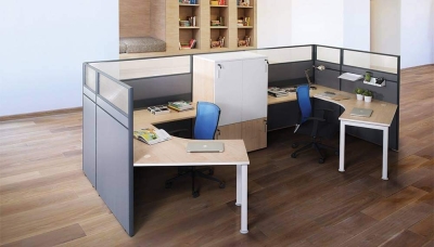 2 cluster large office workstation