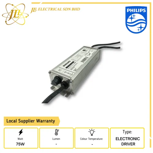 PHILIPS XITANIUM XI SR LED ELECTRONIC DRIVERE/BALLAST 75W 0.27-0.7A SMP TWE I200 9290014306