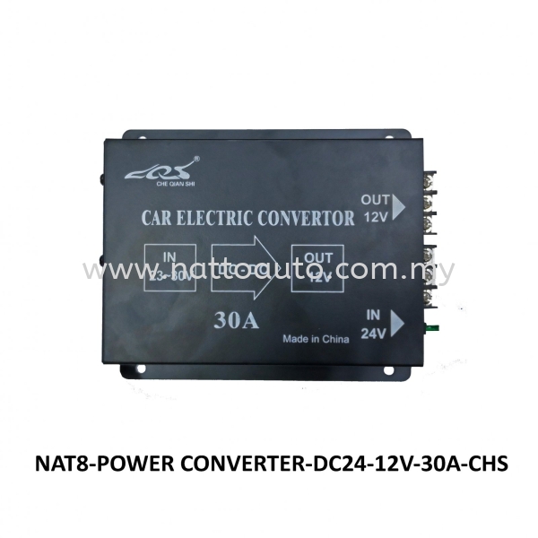 CONVERTER 30A 24V TO 12V Voltage Converter Battery Charger, Inverter, Converter, USB Ports Car Charger, voltmeter Kuala Lumpur (KL), Malaysia, Pahang, Selangor, Kuantan Supplier, Suppliers, Supply, Supplies | Natto Auto & Engineering Sdn Bhd