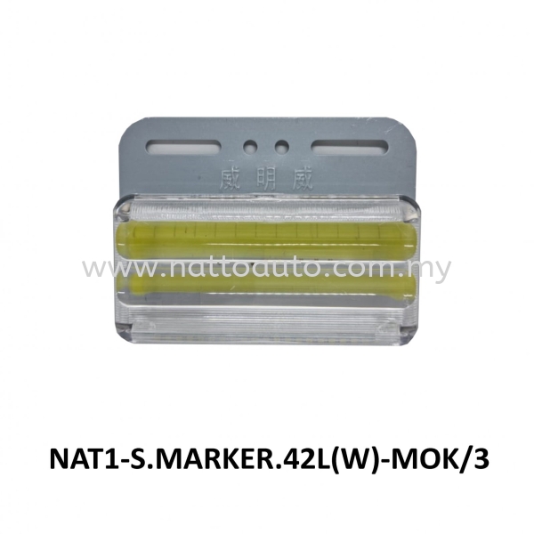 BRACKET WHITE LED SIDE MARKER LAMP BUS TRUCK LORRY ROOF LAMP SIDE MARKER LAMP RECTANGLE SIDE MARKER Side Marker Lamp Lighting Kuala Lumpur (KL), Malaysia, Pahang, Selangor, Kuantan Supplier, Suppliers, Supply, Supplies | Natto Auto & Engineering Sdn Bhd