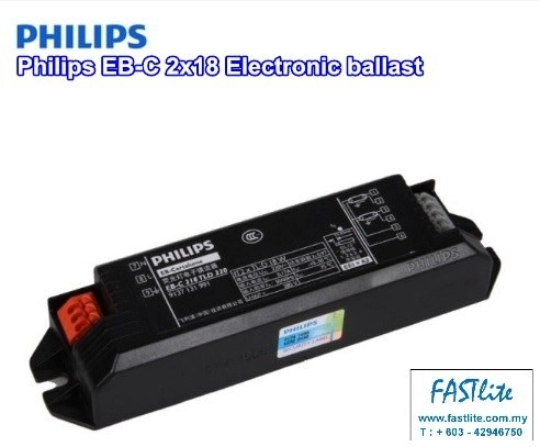 Philips EB-C 218 TL-D 220-240 (EB-C 2x18w) Electronic Ballast