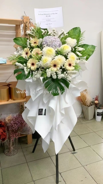  CONDOLENCES / SYMPATHY ο Kuala Lumpur (KL), Malaysia, Selangor, Cheras Supplier, Suppliers, Supply, Supplies | 520 D Love Florist