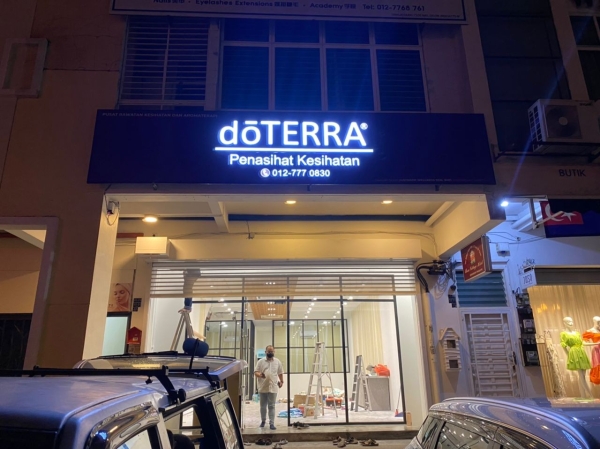 3D Led Signboard - Doterra Signboard Johor Bahru (JB), Malaysia, Johor Jaya Service | INNOVATIVE PRINTING ENTERPRISE