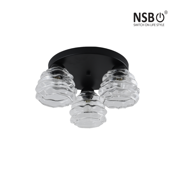Z F6628-3 Art Glass Series Ceiling Lamp NSB Lighting Selangor, Malaysia, Kuala Lumpur (KL), Puchong Supplier, Distributor, Supply, Supplies | NSB Lighting Sdn Bhd