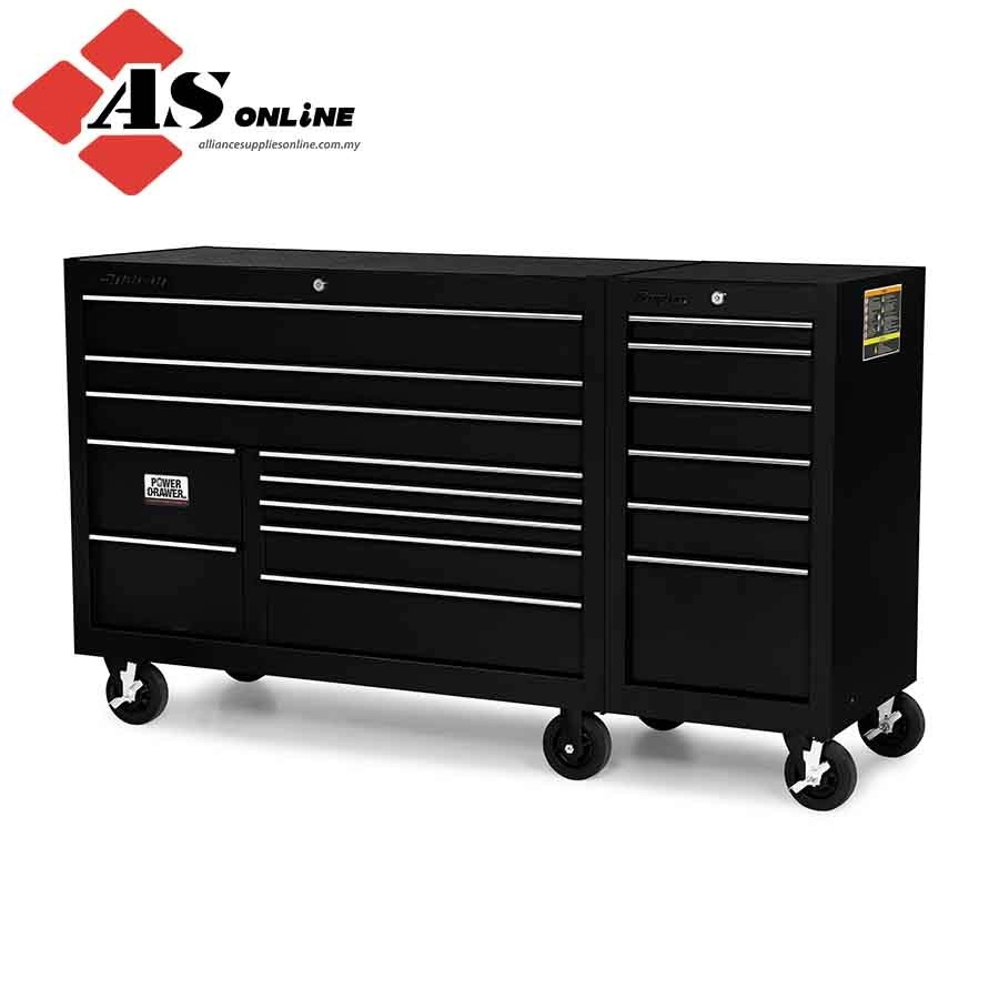 SNAP-ON 20" Six-Drawer Classic Series End Cab (Gloss Black with Blackout Details) / Model: 