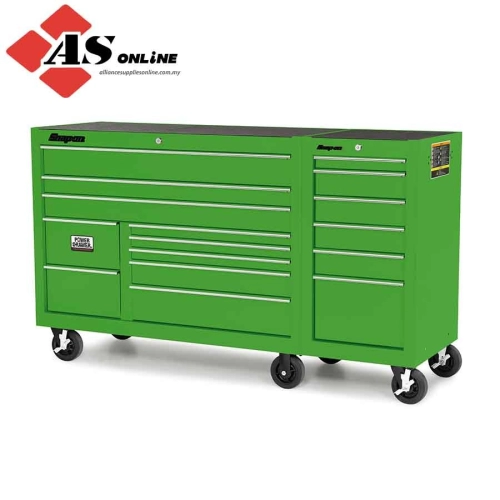 SNAP-ON 20" Six-Drawer Classic Series End Cab (Extreme Green with Blackout Details) / Model: KRA1406BKG