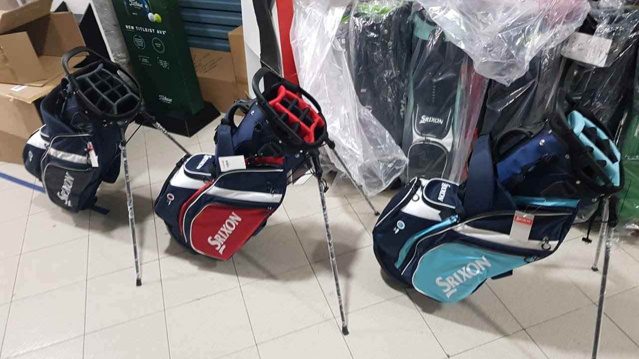 SRIXON 2022 STAND LIGHT WEIGHT BAG NAVY/WHITE