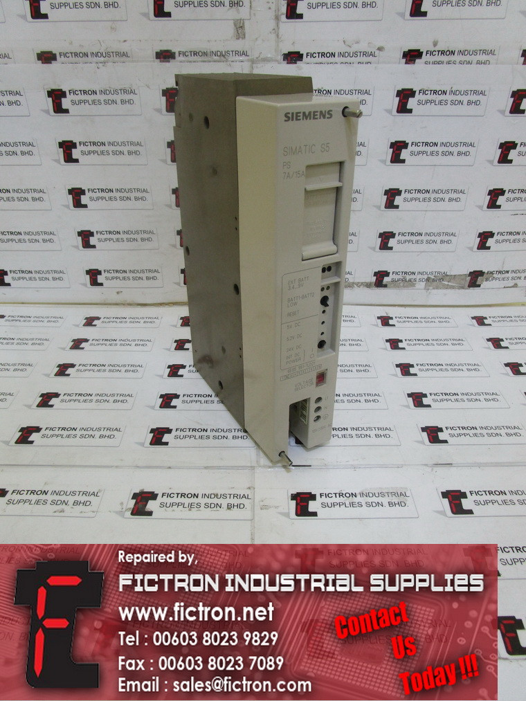 6ES5 951-7LD21 6ES59517LD21 SIEMENS PLC Power Supply Unit Supply Repair Malaysia Singapore Indonesia USA Thailand