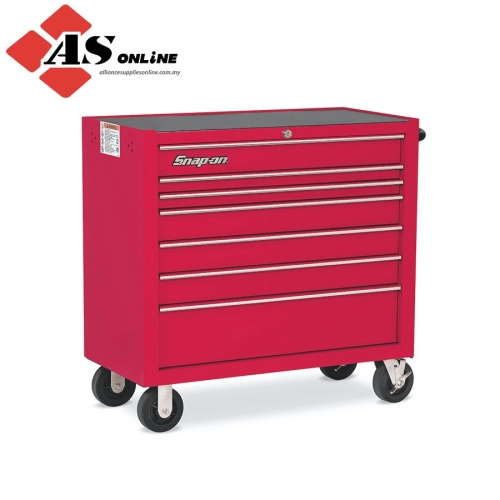 SNAP-ON 40" Seven-Drawer Single Bank Heritage Series Roll Cab (Red) / Model: KRA4107FPBO