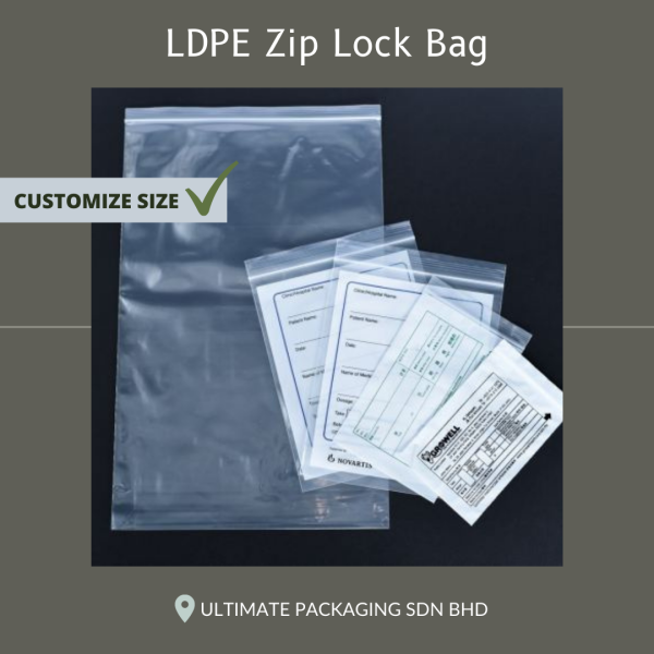 PE Zip Lock LDPE Zip Lock Bag Selangor, Malaysia, Kuala Lumpur (KL), Puchong Supplier, Suppliers, Supply, Supplies | ULTIMATE PACKAGING SDN BHD