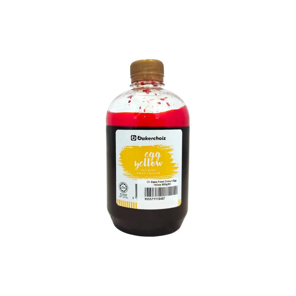 FLO-MY003-500g Oil Base Food Colour-Egg Yellow 500g/btl