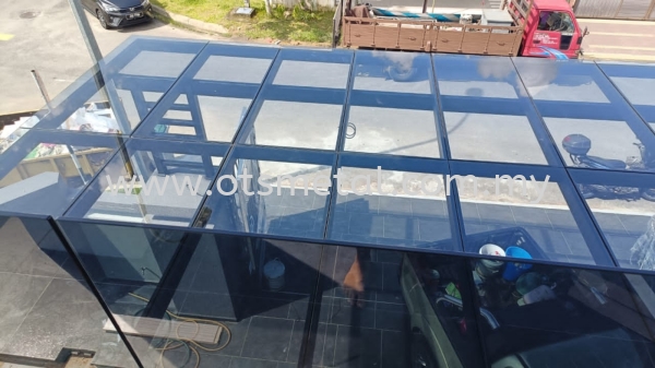 SH021 Stainless Steel Glass Johor Bahru (JB) Design, Supplier, Supply | OTS Metal Works