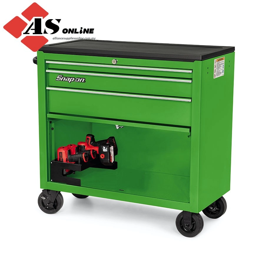 SNAP-ON 40" Three-Drawer Workstation Cart (Extreme Green) / Model: KRSC4130PJJ