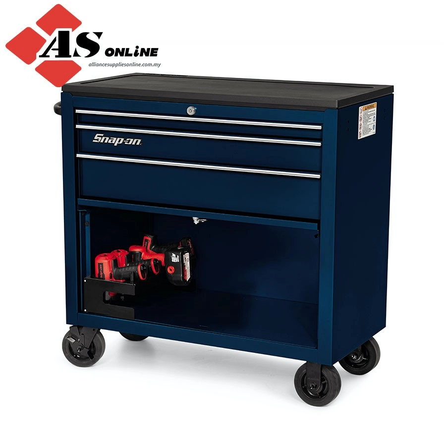 SNAP-ON 40" Three-Drawer Workstation Cart (Midnight Blue) / Model: KRSC4130PDG