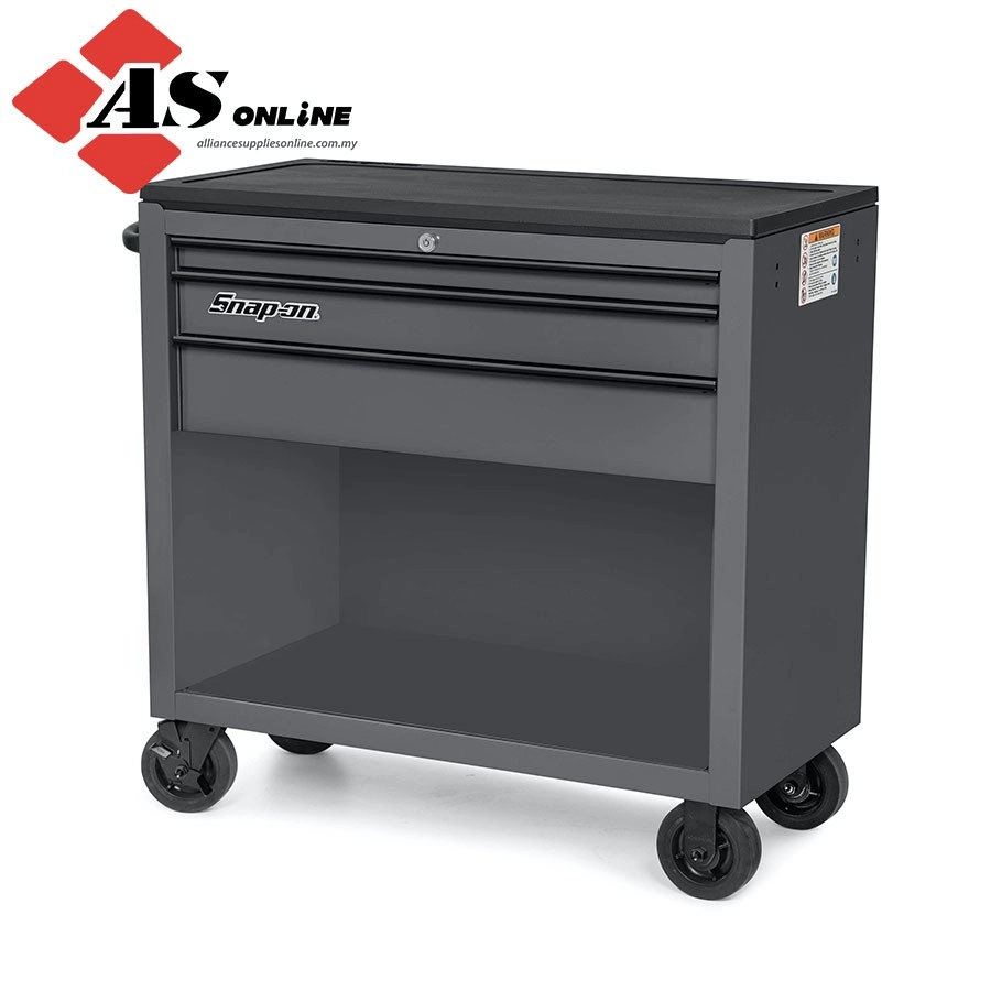 SNAP-ON 40" Three-Drawer Workstation Cart (Storm Gray with Black Trim and Blackout Details) / Model: KRSC413PWZ